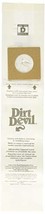Dirt Devil Vacuum Cleaner Bags for Upright Vacs, Pack of 3, White, Type ... - $8.16