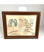 1789 Antique Framed Child Embroidered Primitive Sampler Dated Folk Art - $2,843.42 MXN