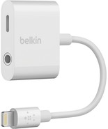 Belkin - Lightning To Headphone Jack / Charging Adapter - White - £46.02 GBP
