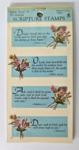 Vintage Mini Book Stamp Scriptures Perforated Gummed Stickers New B1 - £10.38 GBP