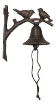 Cast Iron Rustic Western Country Cottage Lovebirds Bird Wall Dinner Yard... - $439.27 MXN