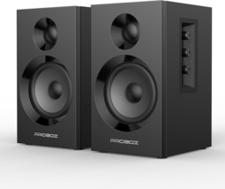 Bt16 Active Bookshelf Speakers 3.5&quot; Woofer With 1&quot; Tweeter, 60W, Black - $86.98