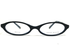 Anne Klein Eyeglasses Frames AK8062 167 Black Blue Round Oval Full Rim 49-16-135 - $51.21