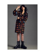 New Anthropologie Anna Sui Crochet Mini Skirt $475 SMALL Multicolor Black - $160.02 CAD