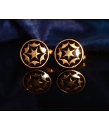 Shirt Button- Classic Enamel Shirt Button Cufflinks-Handmade  - Enamel C... - $742.54 MXN