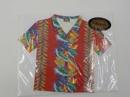 Island Heritage Large Blank Greeting Card Vibrant Red Aloha Shirt With Envelope - £6.26 GBP