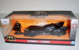 BATMOBILE &amp; BATMAN HOLLYWOOD RIDES (1989 Batmobile)1/32 Jada Metal Diecast - $10.40