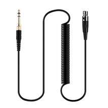 Male 3.5 mm TRS to 3-Pin Mini Female XLR Coiled Spring Audio Cable 8.2ft/250cm	 - $20.78