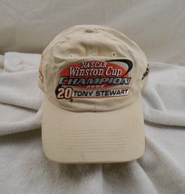Nascar Wnston Cup Champion, 20 Tony Stewart Hat Adult - Joe Gibbs Racing 2002 - £6.24 GBP