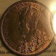 1911 Canada George V Large 1 cent - ICCS MS-62 Red and Brown - £40.60 GBP