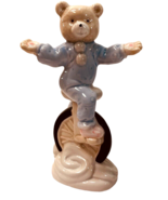 Porcelain Circus Bear on Unicycle Figurine - Sorrento Collection - Origi... - $22.79 CAD