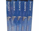 Sony Premium Grade 6 Hours T-120 Video Blank Tapes Cassettes VHS 5 Pack ... - $11.83