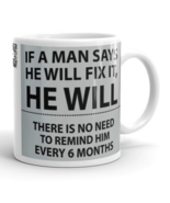 If a Man Says He Will Fix It He Will - No Need To Remind Him Every 6 Mon... - $282.06 MXN+