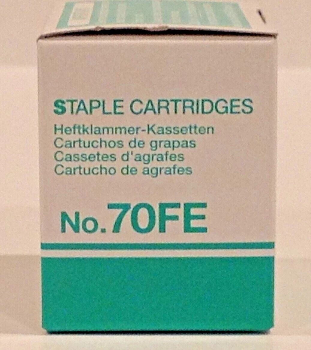 Max NO70FE Staple Cartridge for EH-70F Flat-Clinch Electric Stapler 5,000/Box Item image 7