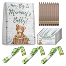 50 Woodland Baby Shower Games For Girls or Boys Measure Mommy&#39;s Belly Game - $13.99