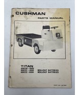 Cushman Titan Parts Manual Book Catalog With Wiring Diagram - £18.51 GBP