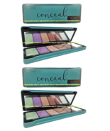 2 Boxes P.F Conceal Color Corrector Palette Face Cream Contour Kit 5 Col... - $33.83 CAD