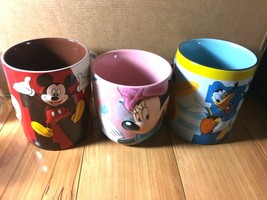Disney Store Mickey Mouse,Minnie Mouse, Donald Duck Coffee Mug - New - £16.23 GBP