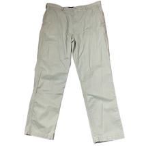 Daniel Cremieux Chino Pants Size 38X32 Green 100% Cotton Mens Flat Front  - £15.56 GBP