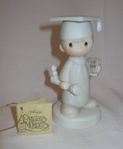 Precious Moments &quot;The Lord Bless You and Keep You&quot; Boy Graduation Figurine NO BO - £13.80 GBP