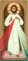 Catholic icon of Jesus Christ the Divine Mercy - $400.00+
