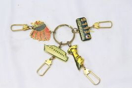 Wisconsin Dells Souvenir Key Chain Vintage Ducks Boat Chief Head Rock Jump - $41.15