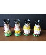 Four (4) Vintage Miniature Toby Jugs - Miniature Toby Jugs - Made in Japan - $24.99