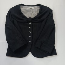 Tahari Arthur S Levine Women's 4P Black/White Dots Blazer Jacket Closed Pockets image 12