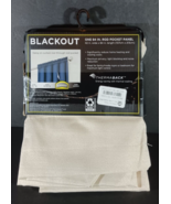 ECLIPSE BLACKOUT ROD POCKET  PANEL 42 x 84 in KHAKI BRAX Block Light Les... - $26.58