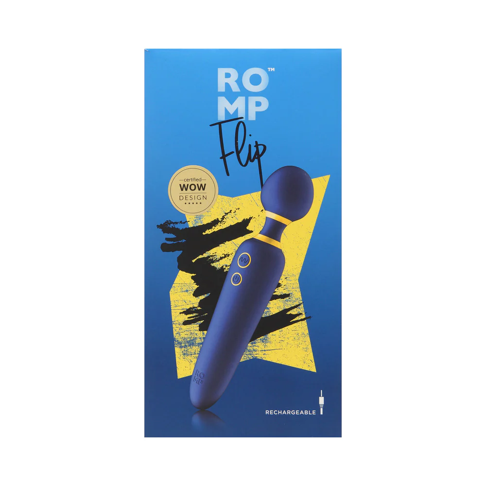 ROMP Flip Rechargeable Silicone Wand Massager - $44.00