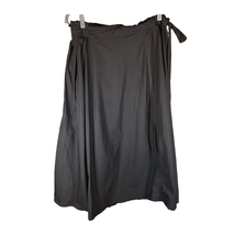 Roberto Collina Womens LARGE Cotton Maxi Wrap Skirt Black - PD - £13.74 GBP