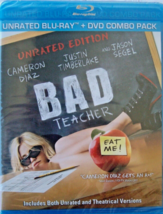 Bad Teacher (Blu-ray / DVD, 2011, 2-Disc, Unrated, Sealed) Cameron Diaz - £7.15 GBP