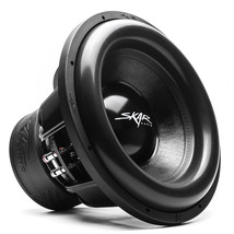 New Skar Audio ZVX-15v2 D1 15&quot; 3000W Max Power Dual 1 Ohm Subwoofer - £427.18 GBP