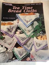 Leisure Arts Tea Time Bread Cloths cross stitch design leaflet book 2467 - £4.65 GBP
