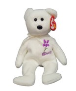 TY Beanie Baby ILLINOIS VIOLET State Flower Teddy Bear Show Exclusive 8 ... - £7.10 GBP