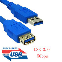 3 Ft Usb 3.0 Super Speed 5Gbps Type A Male To Female Extension Cable Cord - £12.11 GBP