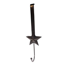 Barn Star Over the Door Hook Brown Metal 1.75 x 12-inch Cabinet Hanger NEW - £11.46 GBP