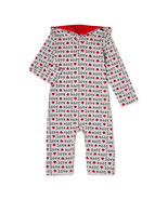 Valentine&#39;s Day Unisex Baby Hooded Long Sleeve Coverall, Size 0-3 M - £10.89 GBP