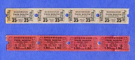 8 Sherwood Twin Drive-In Theatre Tickets, Dayton, Ohio/OH, 1960&#39;s? - £6.68 GBP