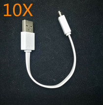 10X 16cm Short Flat Micro USB V8 Charger Cable Cord for Power Bank Good Quality - £7.86 GBP