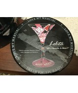 New In Box Lolita Martini Glass Who Needs a Man Female Power 7 oz Hand P... - £15.49 GBP