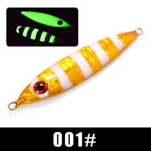 FISH  1PC 30G/40g/60G 3D eyes Laser Body Back   Jig Lure Paillette    Hard Bait  - £37.46 GBP