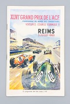 XLVI Grand Prix De L&#39;ace / Grand Prix Riems, July 3, 1960 - Race Programme - £264.89 GBP