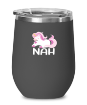 Wine Glass  Tumbler Stainless Steel Funny Unicorn Kids  - £26.42 GBP