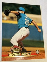 Richie Lewis 1993 Stadium Club #619 Florida Marlins - £1.20 GBP