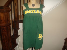 Ncaa Baylor Bears Bu Green Bear Cotton Pocket Dress Cute S Nwt - £32.39 GBP
