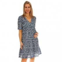 Pomodoro Denim Aufdruck Kleid UK 12 (fm47-7) - £37.22 GBP