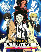 Bungou Stray Dogs Complete Season 1-3 Ova Movie English Dub Ship From Usa - £24.66 GBP