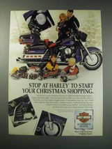 1991 Harley-Davidson Motorcycles and Accessories Ad - Stop at Harley to start  - $18.49