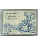 St. Nicholas Victorian trade card Providence Rhode Island fancy goods cu... - €12,05 EUR St. Nicholas Victorian trade card Providence Rhode Island fancy goods cu... - €12,05 EUR